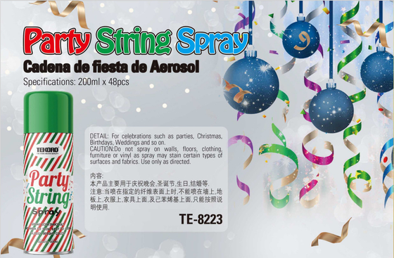 200ml Silly String Spray Party Streamer Foam Spray Cho Cây Giáng sinh