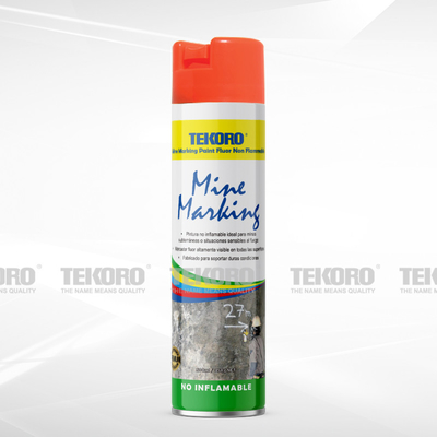 500ml Sơn đánh dấu mỏ không cháy Khô cứng 30 phút Độ bám lớp 1 Khô nhanh