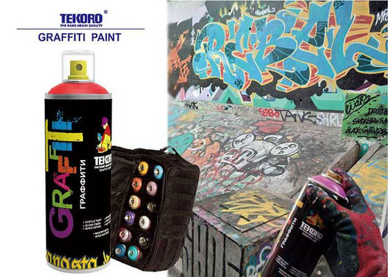 Acrylic Spray Paint with Artist-Grade Pigments and Waterbased Technology in Low Odor Formulation