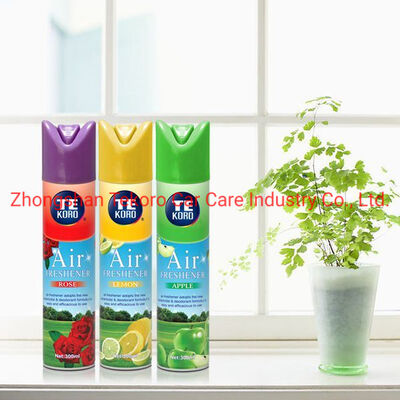 Tekoro Air Freshener Aerosol Spray với hương thơm tự nhiên cho sử dụng đa mục đích và được chứng nhận CE, RoHS, SGS, GMP