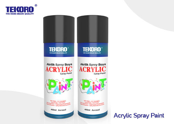 Màu sắc khác nhau Sơn phun acrylic khô nhanh cho phụ kiện vườn nhựa và kim loại